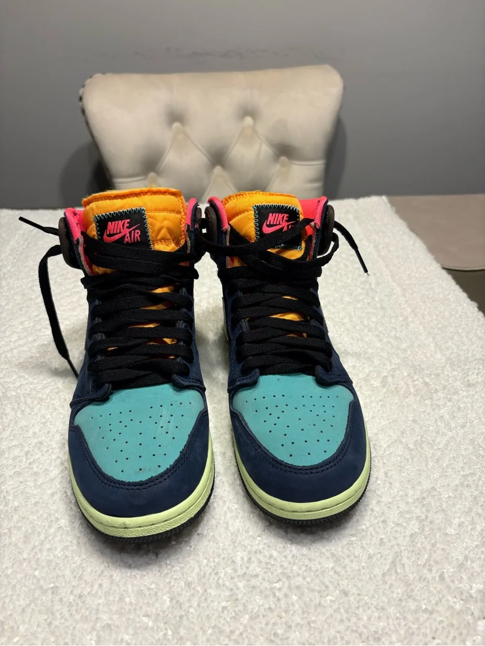 Jordan Air 1 Retro High — Black, Brown, Navy, Mint, Neon Yellow, Silver